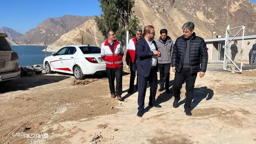 بازدید دبیر کمیته مولدسازی جمعیت هلال‌احمر ایران از املاک جمعیت هلال احمر بام ایران 