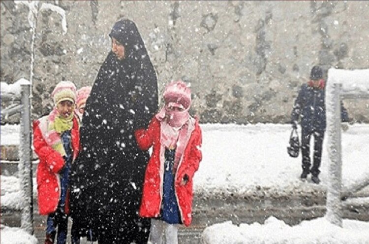 بارش پراکنده برف و باران در ایران | کاهش کیفیت در شهرهای پرجمعیت از دوشنبه