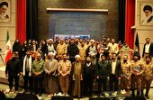 تجلیل از سربازان متأهل وظیفه سپاه قمربنی هاشم(ع)
