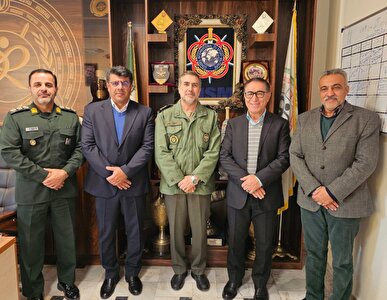 دیدار روسای فدراسیون سوارکاری و چوگان با رییس سازمان تربیت بدنی نیرو‌های مسلح