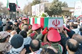 پیکر شهید مدافع امنیت در گتوند تشییع شد