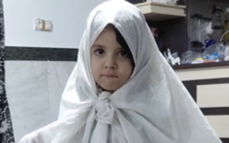 ببینید | ملینا، دختر سه ساله ایران