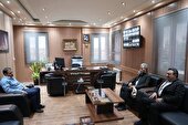 دیدار مسئولان شرکت هواپیمایی معراج با مدیرکل فرودگاه‌های یزد