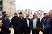 بازدید معاون عمرانی استاندار از دو سایت طرح نهضت ملی مسکن
