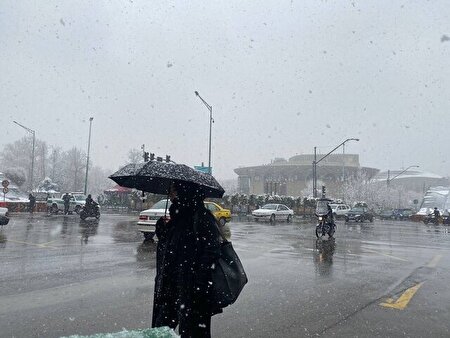 تهران از یکشنبه برفی و بارانی می شود