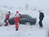 امدادرسانی به ۱۳۷۶ نفر گرفتار در برف و کولاک