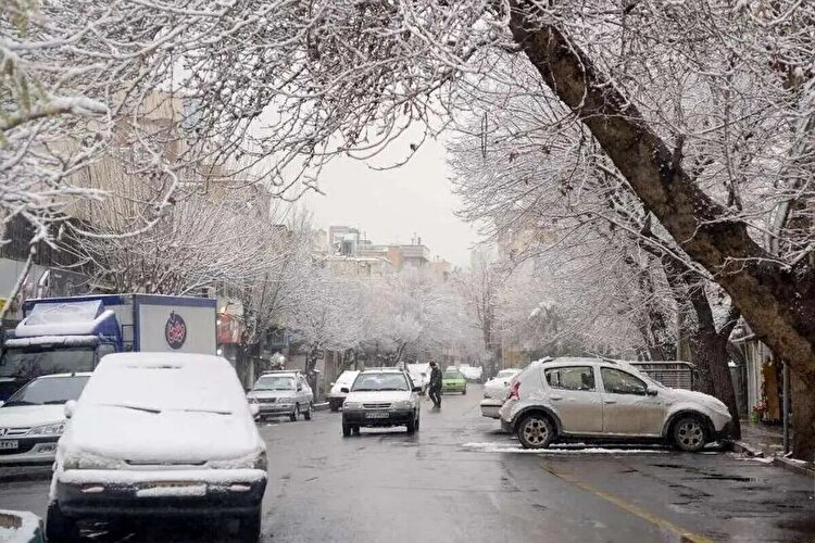 ببینید | بارش برف و باران در استان‌های کشور