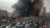 ببینید | آتش‌سوزی در بازارچه جنت‌آباد