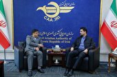 دیدار استاندار چهارمحال و بختیاری با مدیران ارشد هواپیمایی کشور برای تقویت پروازها