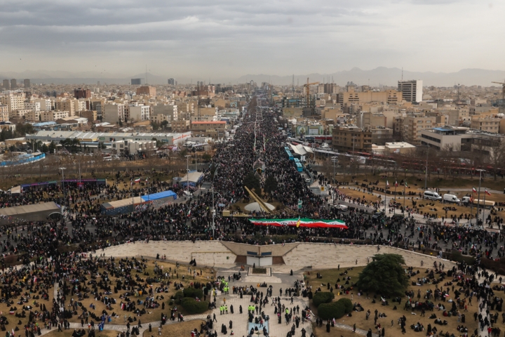 راهپیمایی ۲۲ بهمن ایران در صدر توجه رسانه های بین المللی