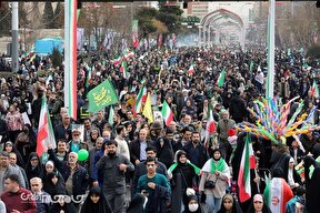 گزارش تصویری | راهپیمایی ۲۲ بهمن در تهران