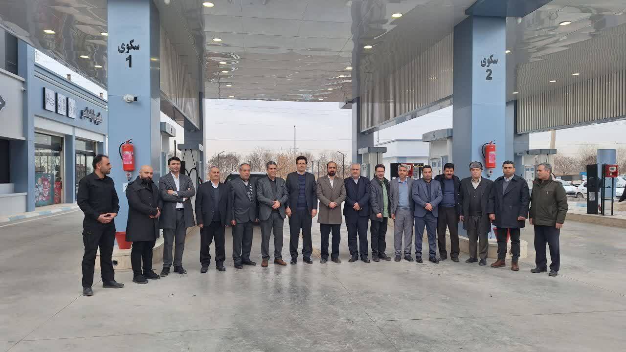 افتتاح مدرن ترین جایگاه سوخت در قزوین