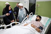 نمایندگان رهبر انقلاب در منازل برخی از جانبازان