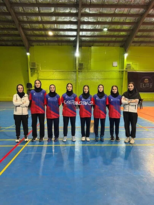 تیم بدمینتون شرکت سیمان صوفیان صدرنشین مسابقات لیگ دسته یک بانوان کشور