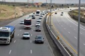 ترافیک روان در بیشتر محور‌های مواصلاتی