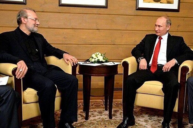 پوتین شهادت علی لاریجانی را به رهبر جمهوری اسلامی ایران تسلیت گفت