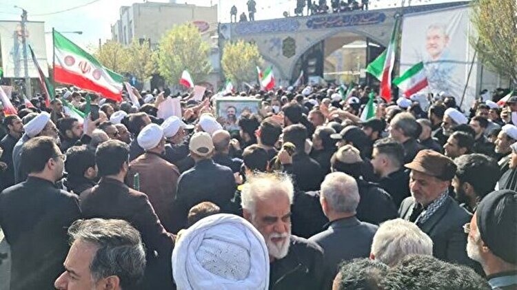 تشییع پیکر شهید علی لاریجانی در قم