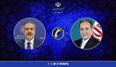 تماس تلفنی وزیر امور خارجه کشورمان با همتای ترک