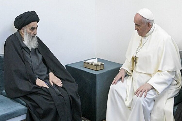 بیانیه دفتر آیت الله سیستانی به مناسبت درگذشت پاپ فرانسیس
