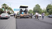 آسفالت بلوار جانباز نونوار می‌شود
