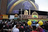 گزارش تصویری |  مراسم جشن بزرگ امام رضایی‌ ها در تهران