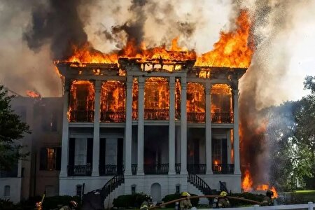 ببینید | عمارت منحوس سوخت