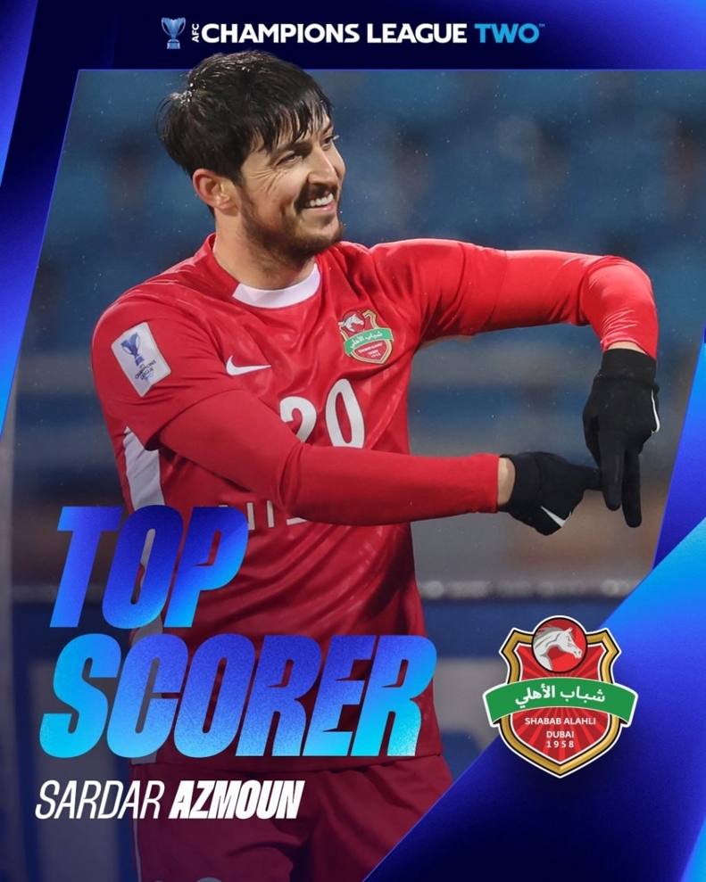 عکس | سردار آزمون آقای گل آسیا شد عکس | سردار آزمون آقای گل آسیا شد