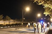 بخشی از خروجی پل اندیشه در مشهد به دلیل حفاری مترو ریزش کرد