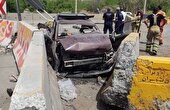 عکس | واژگونی مرگبار خودرو در جاده خاوران