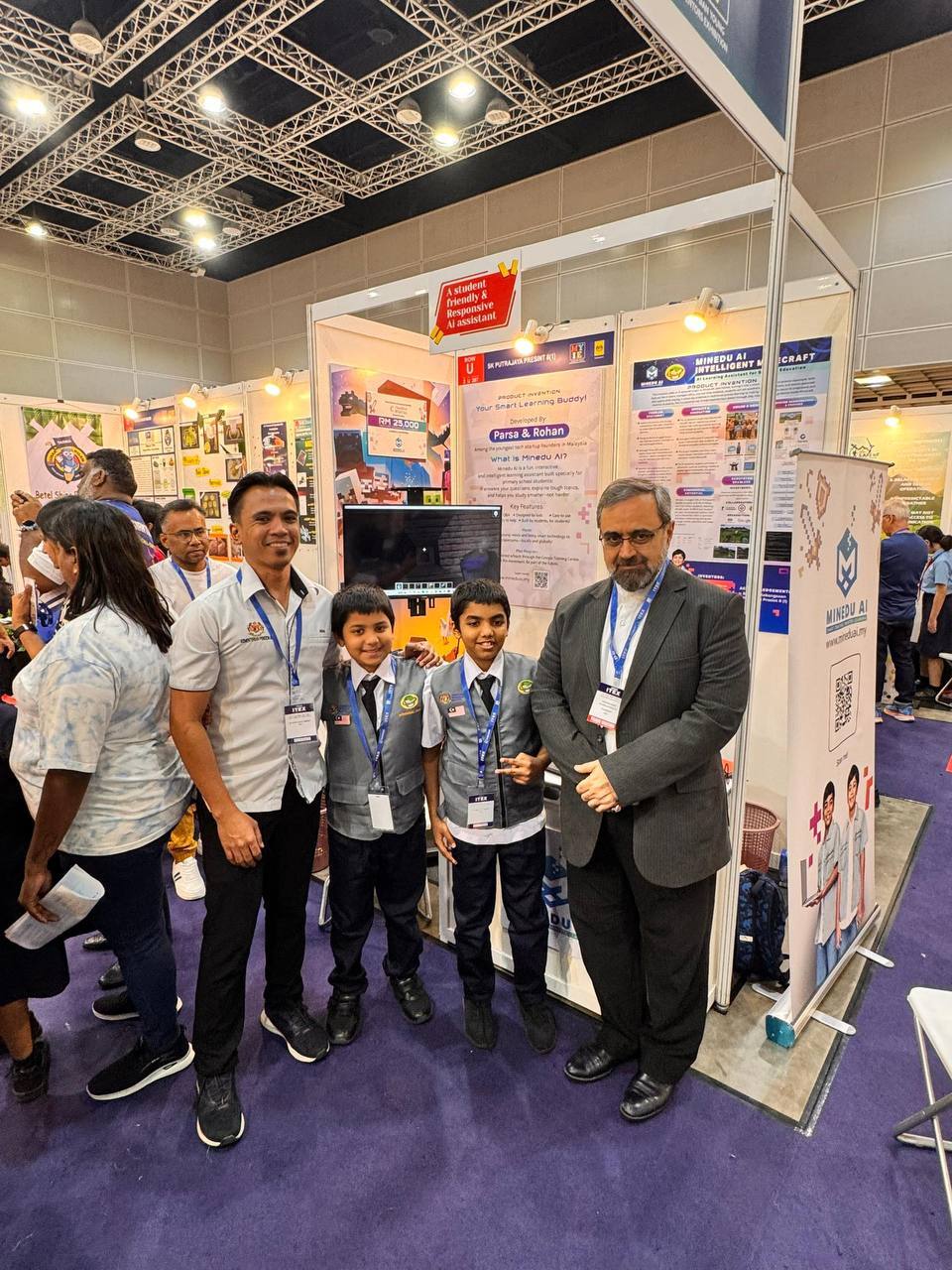 دو نوجوان ایرانی مقیم مالزی، برترین مخترعان جوان ITEX 2025 شدند