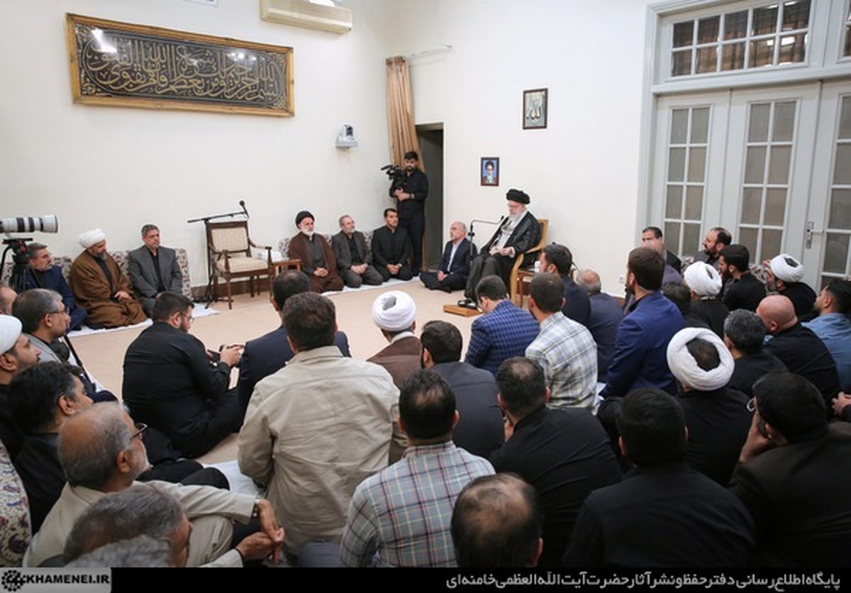 بیانات در پایان مجلس عزاداری سالروز شهادت حضرت امام باقر علیه‌السلام