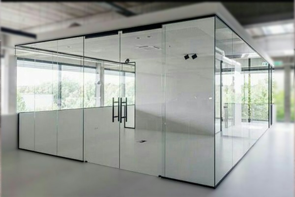 پارتیشن شیشه ای تک جداره