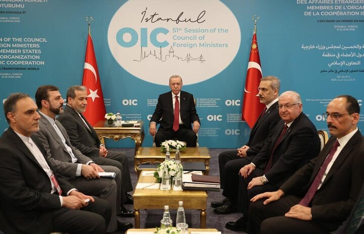 وزیر خارجه کشورمان در استانبول با رییس جمهور ترکیه دیدار کرد.