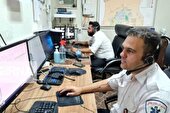 پاسخگویی به بیش از ۲۵ هزار تماس بیماران و مصدومین توسط پرستاران واحد ارتباطات و کنترل عملیات اورژانس