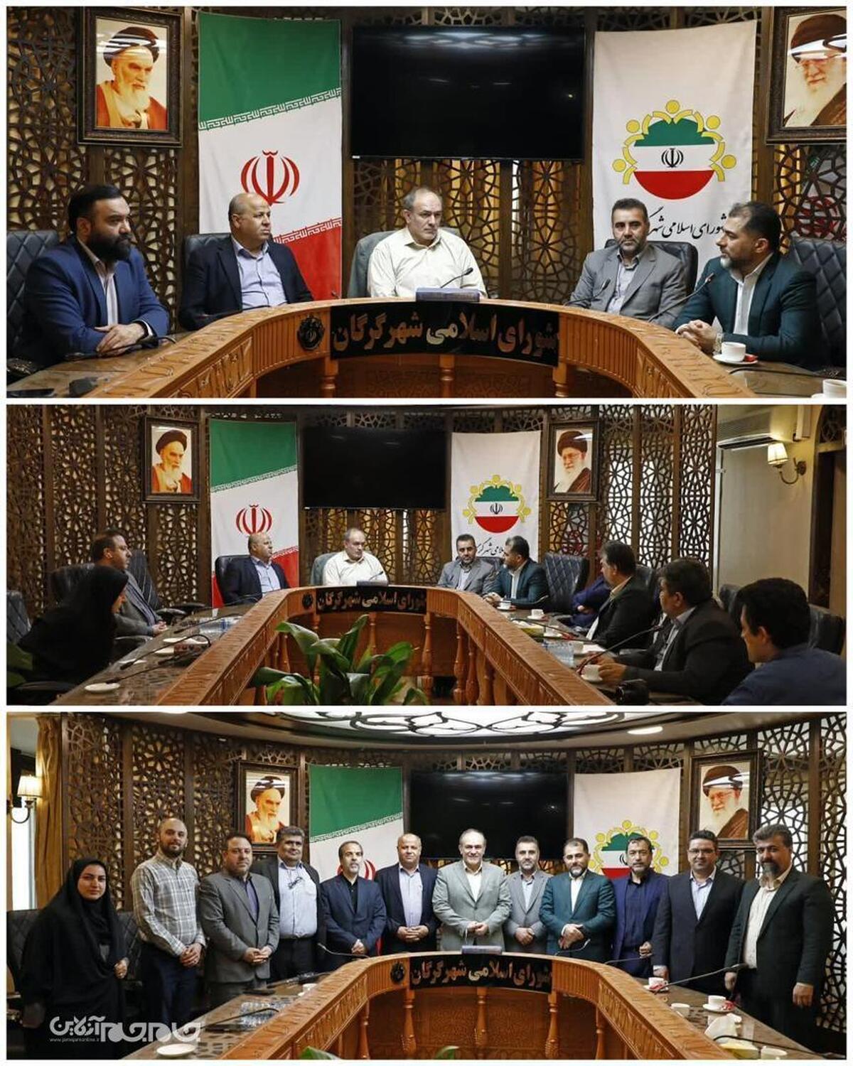 دیدار هیأت‌مدیره کانون وکلای گلستان با شورای اسلامی شهر گرگان