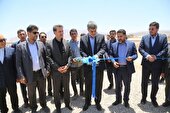 افتتاح بند خاکی و سرریز رودخانه کوه کاسه تفت یزد