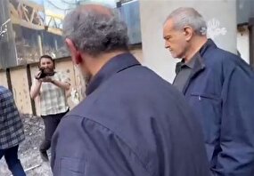ببینید | بازدید رئیس‌جمهور از ساختمان شیشه‌ای صداوسیما