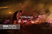 آتش‌سوزی بیش از ۲۵ هکتار از اراضی مرتعی شهرستان اهر