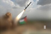شلیک موشک از یمن به اراضی اشغالی | فرودگاه بن‌ گورین بسته شد