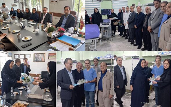 اهدای یک دستگاه سونوگرافی پرتابل به بیمارستان فاطمی اردبیل توسط خانواده مرحوم حاج غلامرضا اخوان اکبری