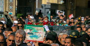 عکس | مراسم تشییع پیکر شهید غلامحسین غیب‌پرور