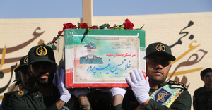 عکس | مراسم تشییع پیکر شهید غلامحسین غیب‌پرور