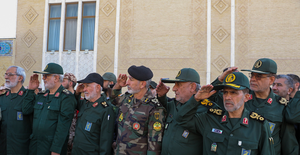 عکس | مراسم تشییع پیکر شهید غلامحسین غیب‌پرور