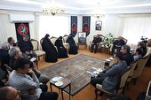گزارش تصویری | حضور جمعی از مدیران رسانه‌ای کشور در منزل شهید سرلشکر حسین سلامی