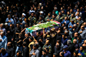 تشیع پیکر شهید «محمد نشومی» در ساری