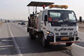 اجرای طرح خط‌کشی راه‌های اصلی