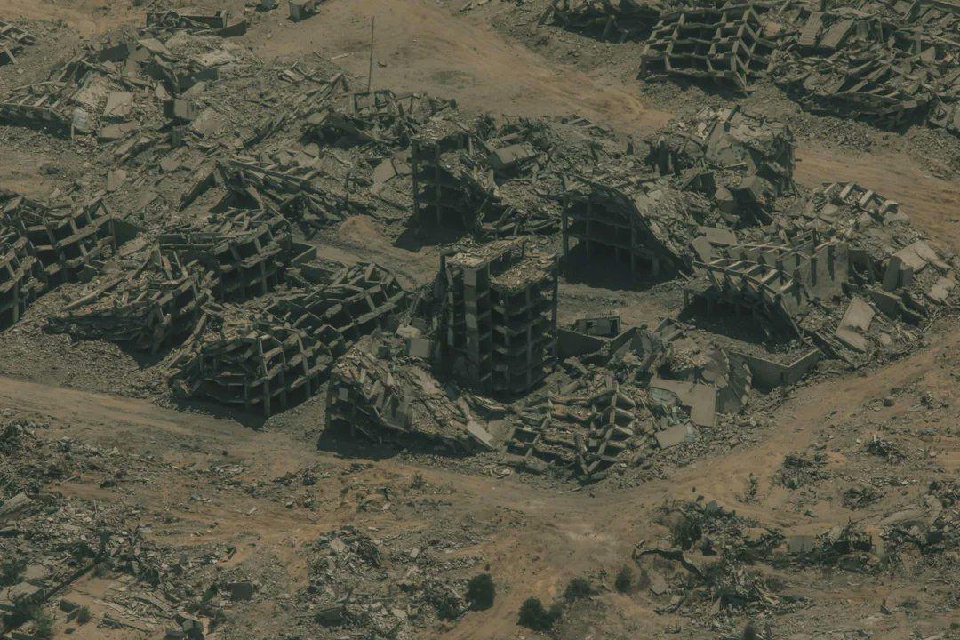 عکس ا تصاویر هوایی از میزان تخریب رژیم صهیونیستی در غزه