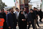 بازدید وزیر راه و شهرسازی از پایانه مرزی چذابه