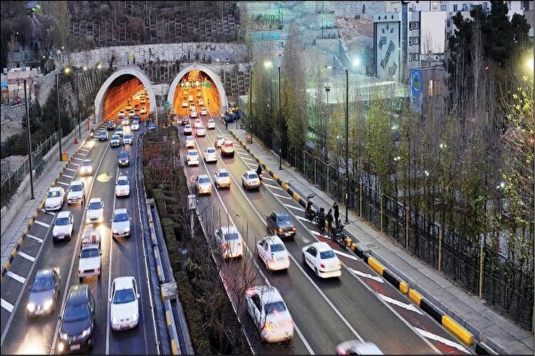 تونل رسالت تهران امشب مسدود است