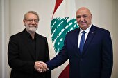ببینید ا لاریجانی با رئیس مجلس لبنان دیدار کرد